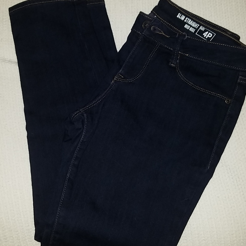 Sonoma slim straight mid rise jeans 4P